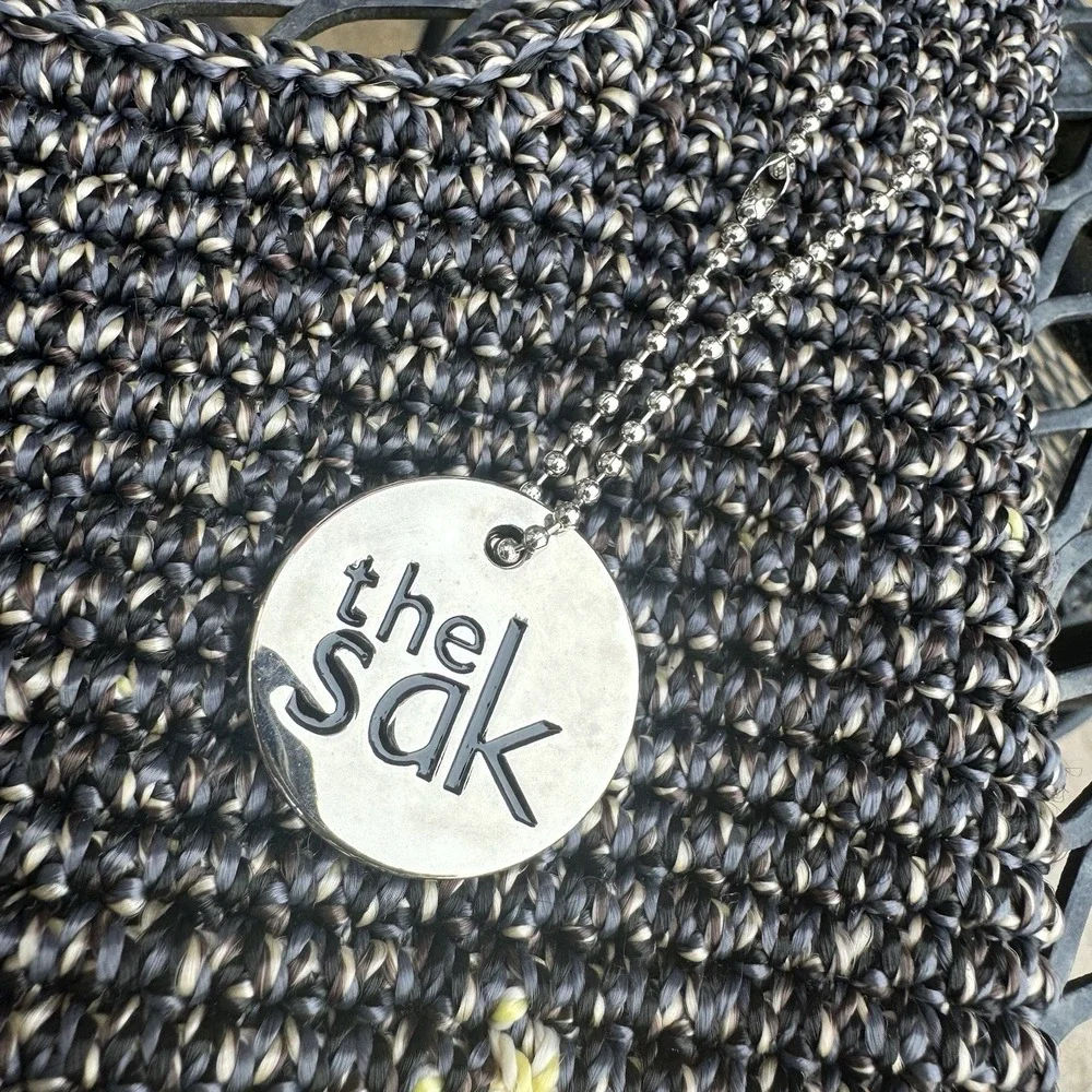 The Sak Hand-Crochet ~ Signed & Dated Hobo Carryall Shoulder Bag Made in Bali